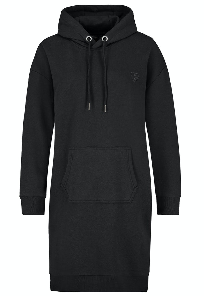 DOB Sweat Kleid,überlappende Kapuze