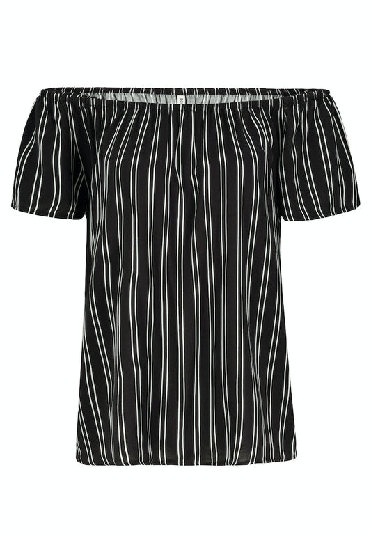 Bluse mit Carmenausschnitt