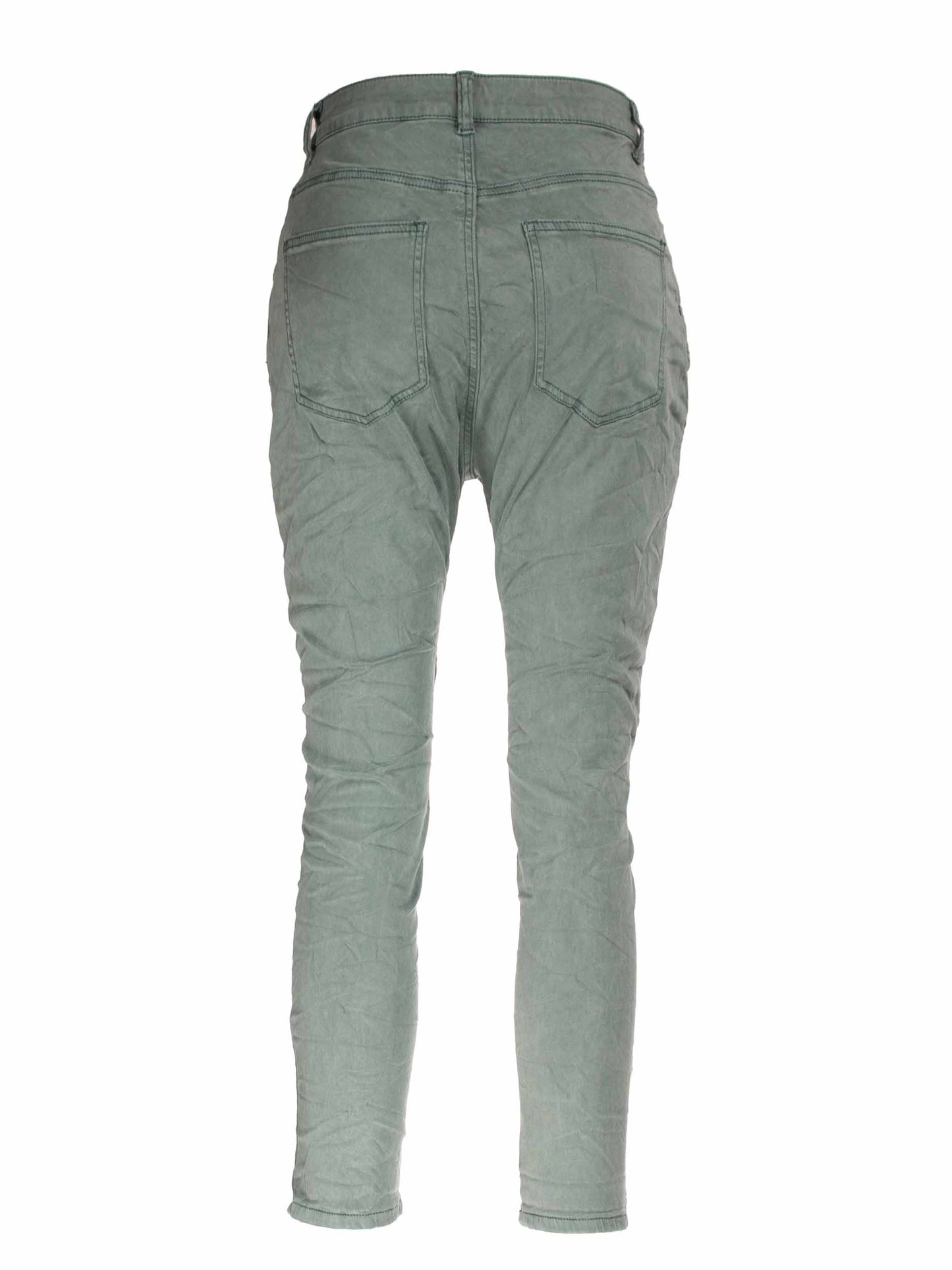 Jeans schräger Reißverschluß