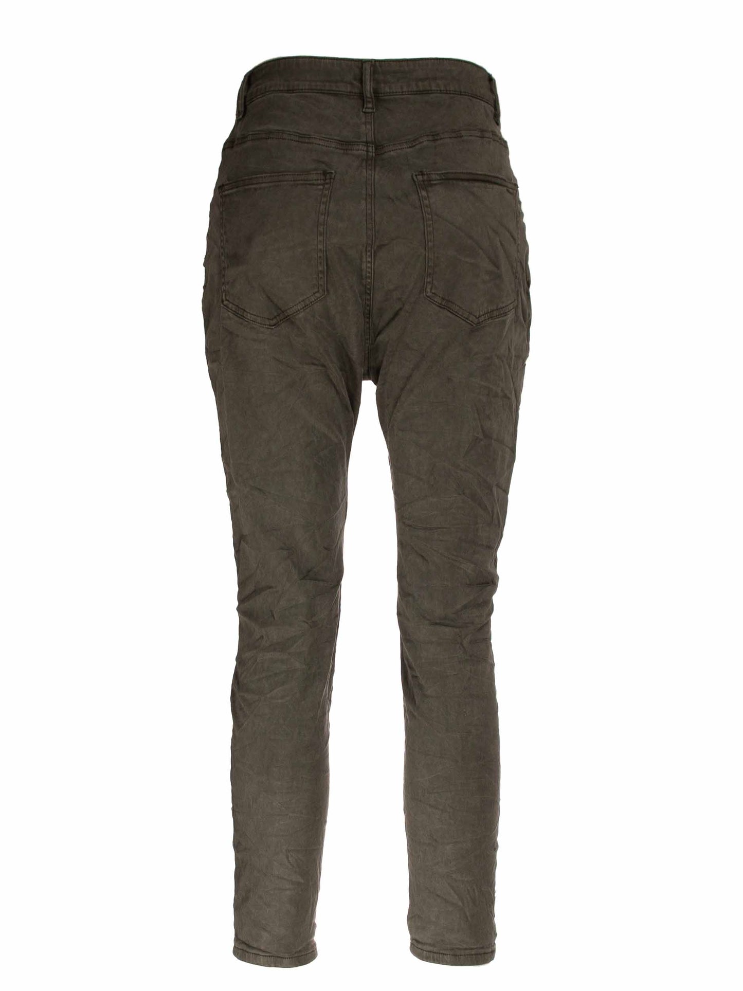 Jeans schräger Reißverschluß