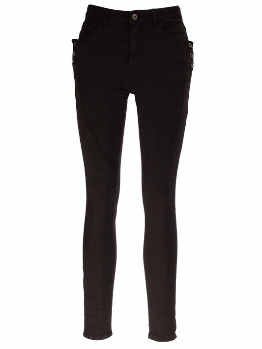 Jeans Knöpfe an Taschen