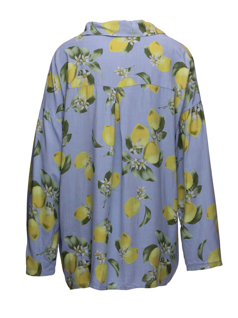 Bluse Zitronenprint