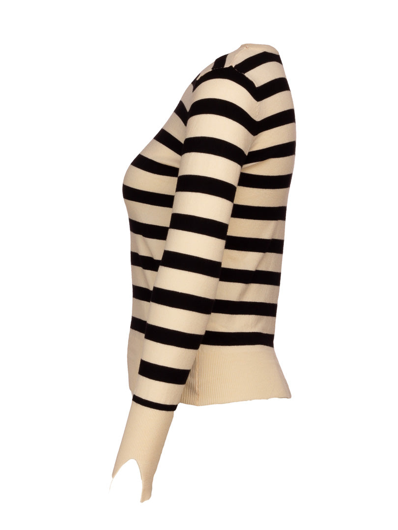 Pullover Ringel Schliz am Ärmel