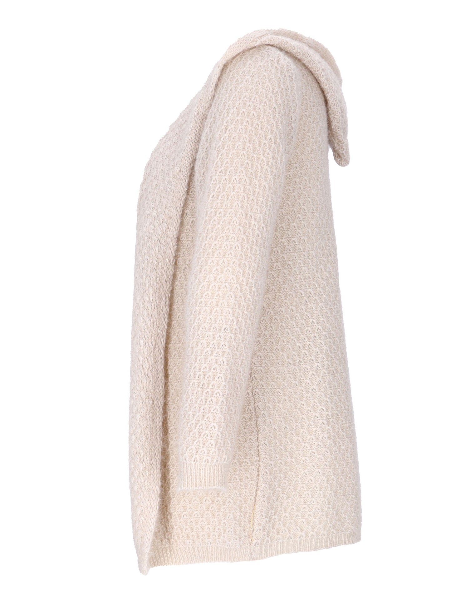 Strickjacke mit Kapuze