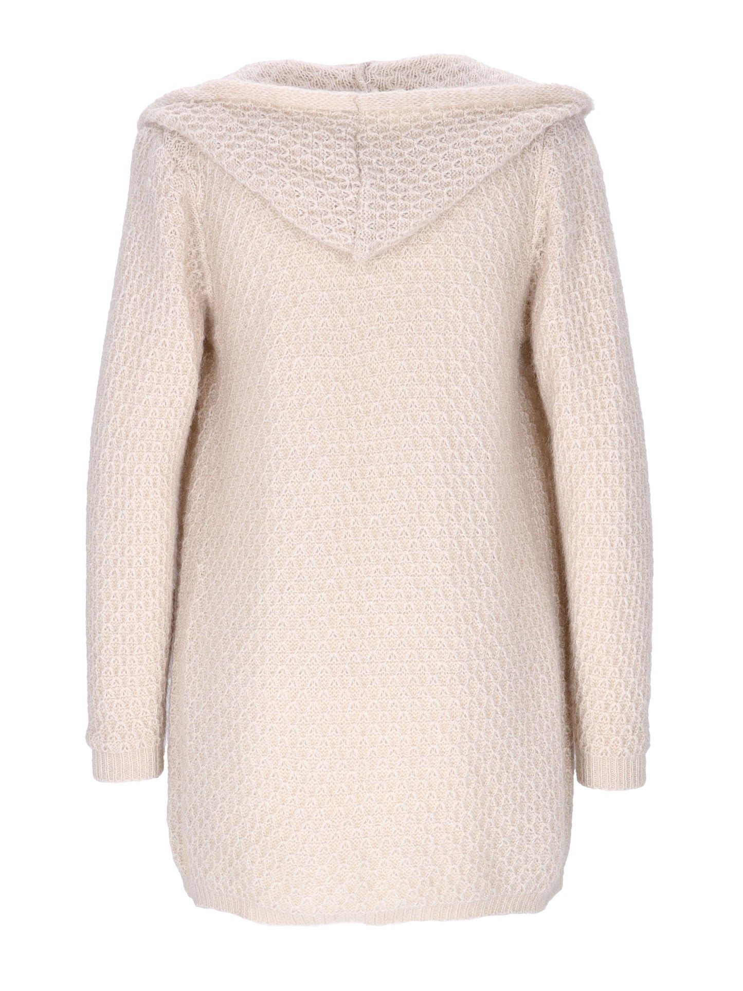 Strickjacke mit Kapuze