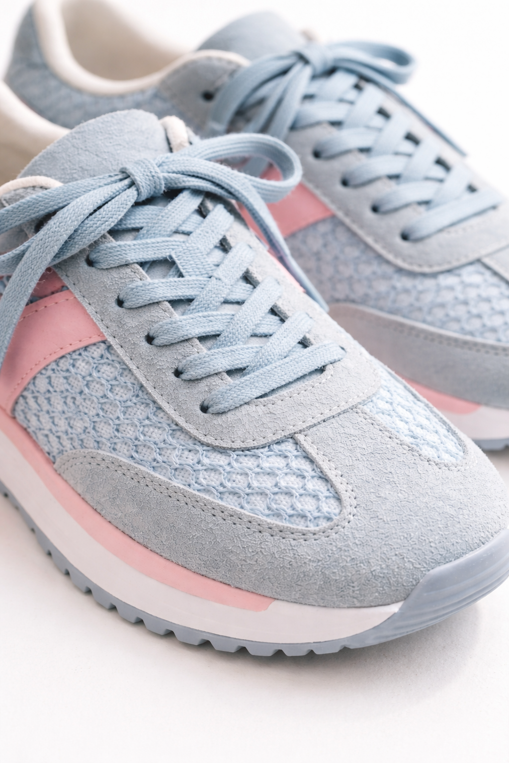 Blau - rosaner Sneaker 
