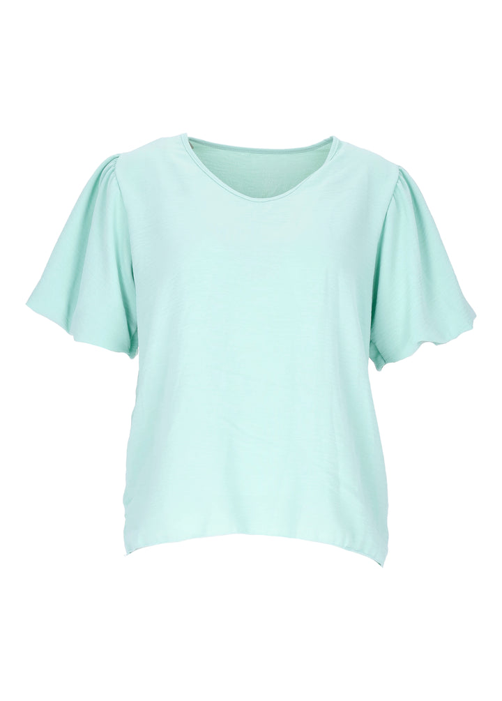 Damen T-Shirt Puffärmel von Splash of Color