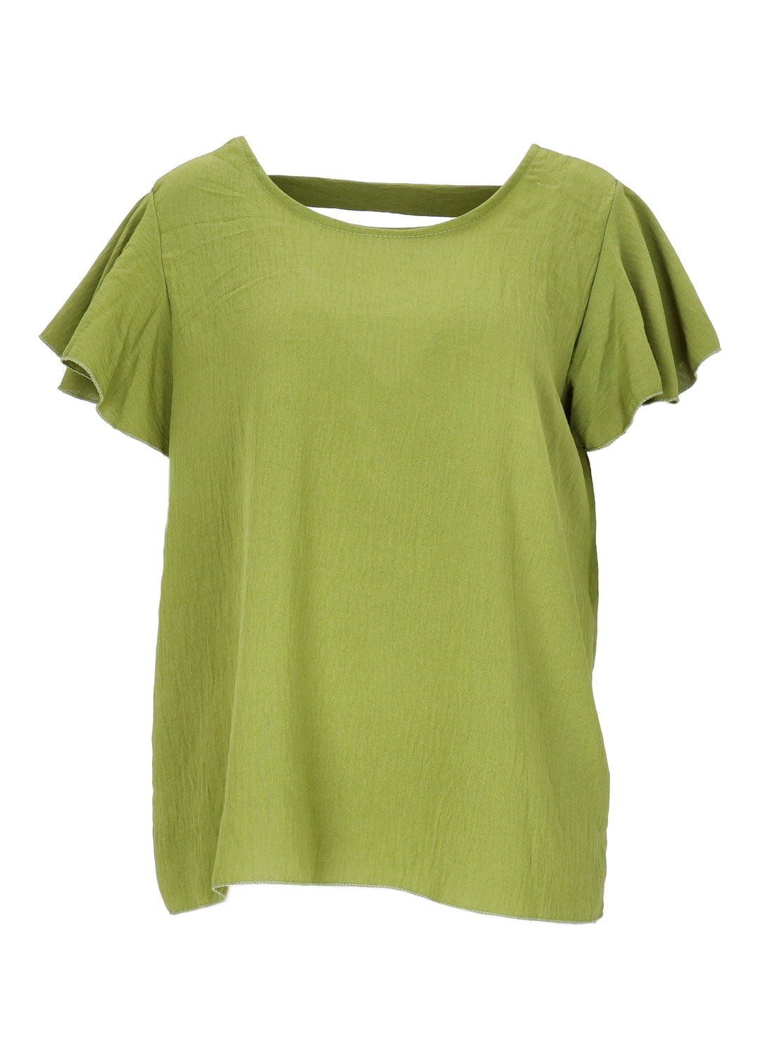 Damen T-Shirt Rückenausschnitt Splash of Color
