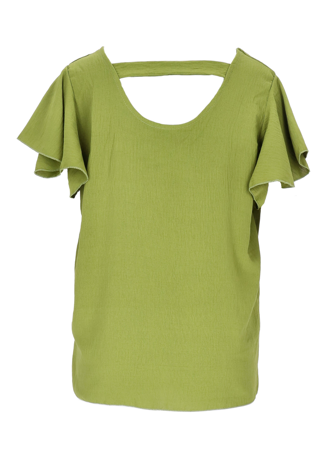 Damen T-Shirt Rückenausschnitt Splash of Color