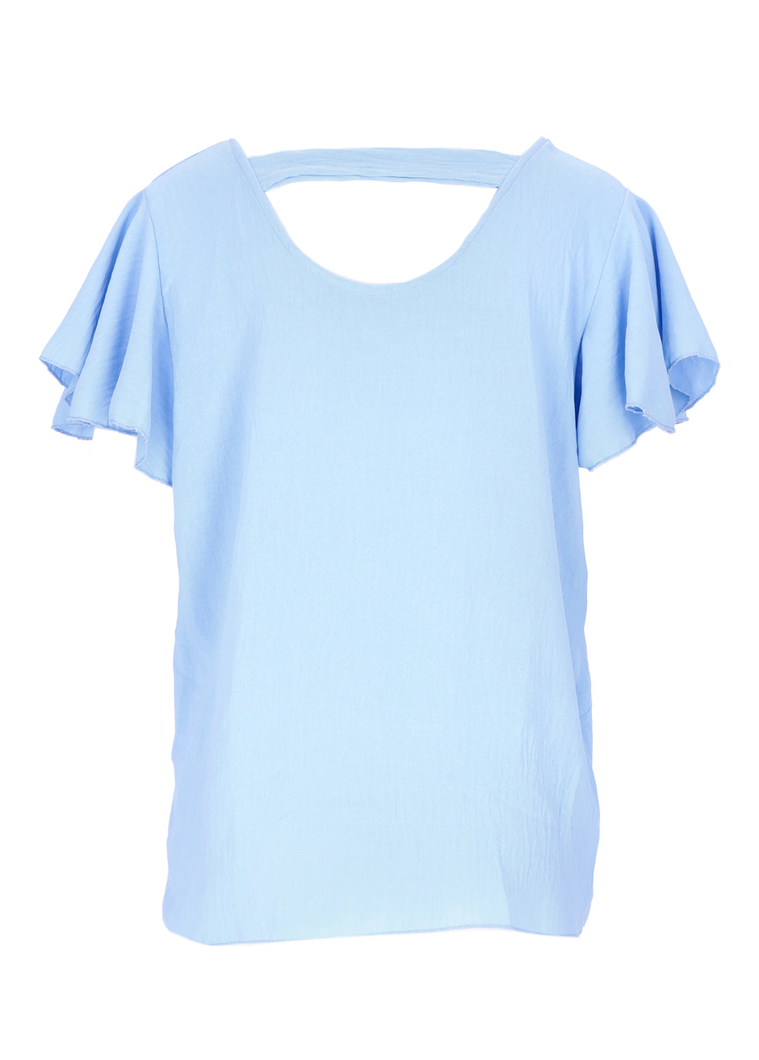 Damen T-Shirt Rückenausschnitt Splash of Color