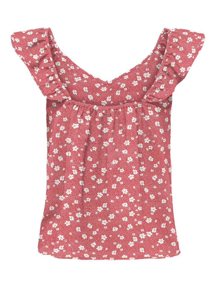 ONLY Nova Life Ärmelloses Top mit Rüschen