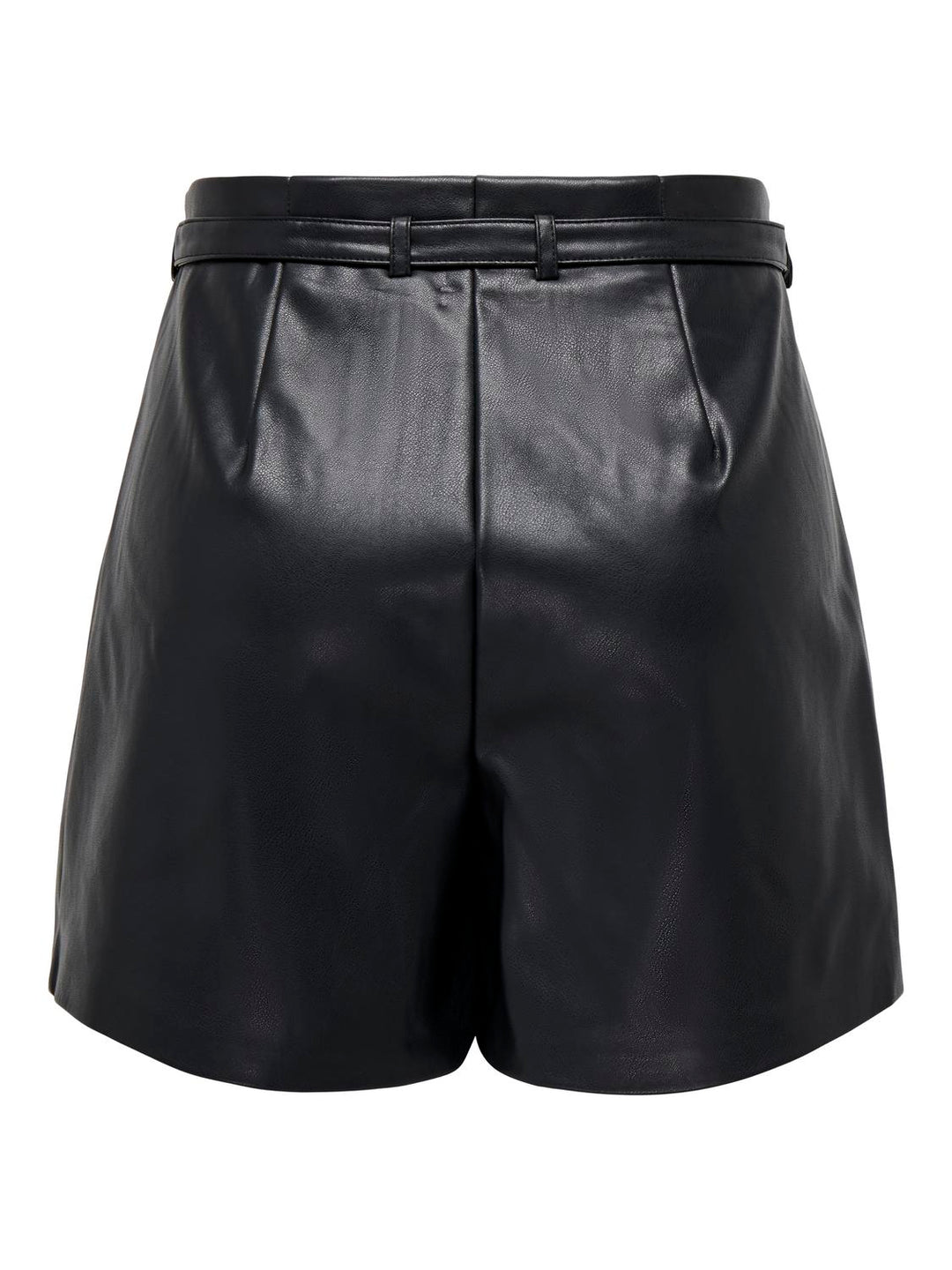 Damen Shorts Lederoptik
