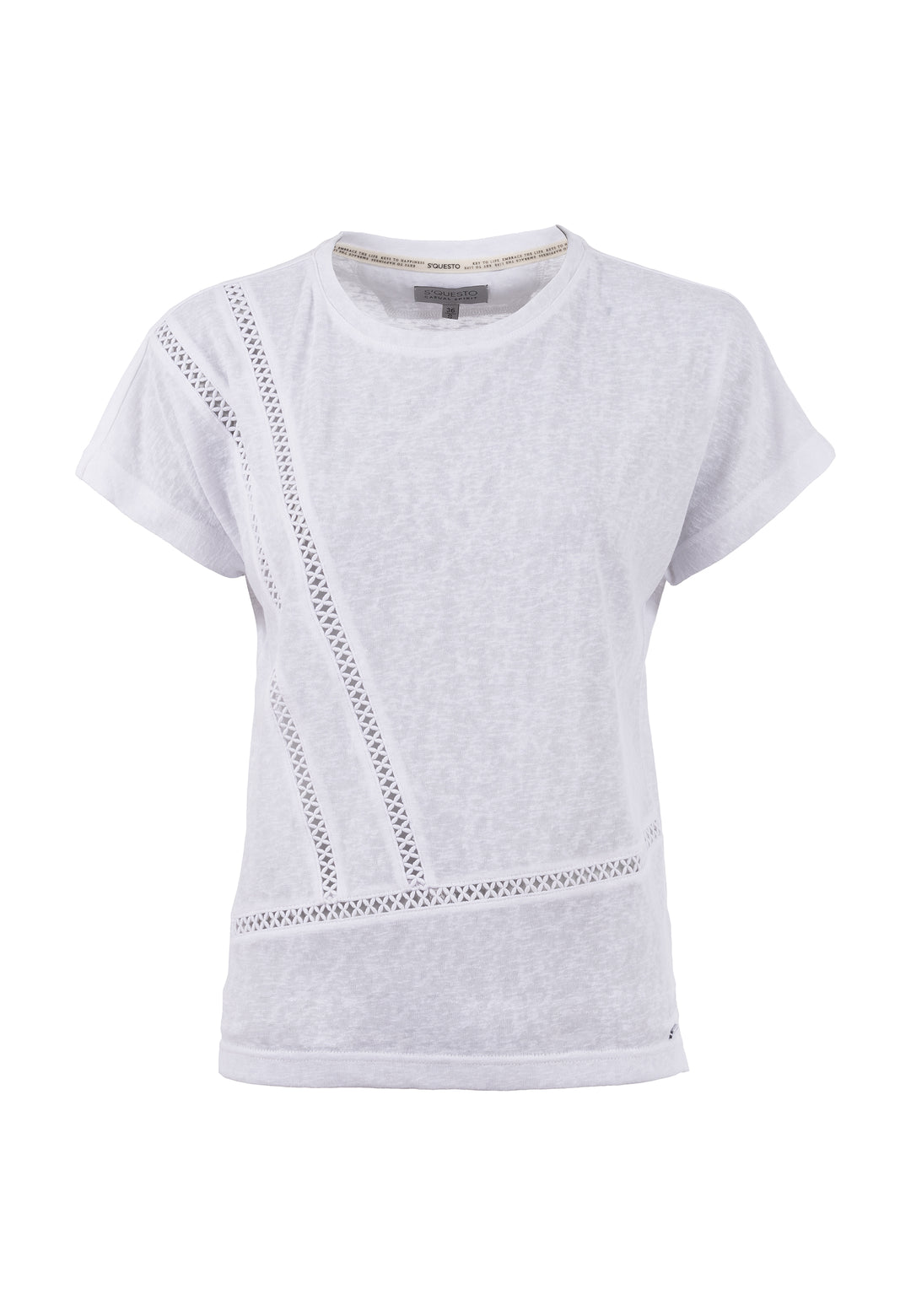 SOQUESTO Damen T-Shirt Flammgarn