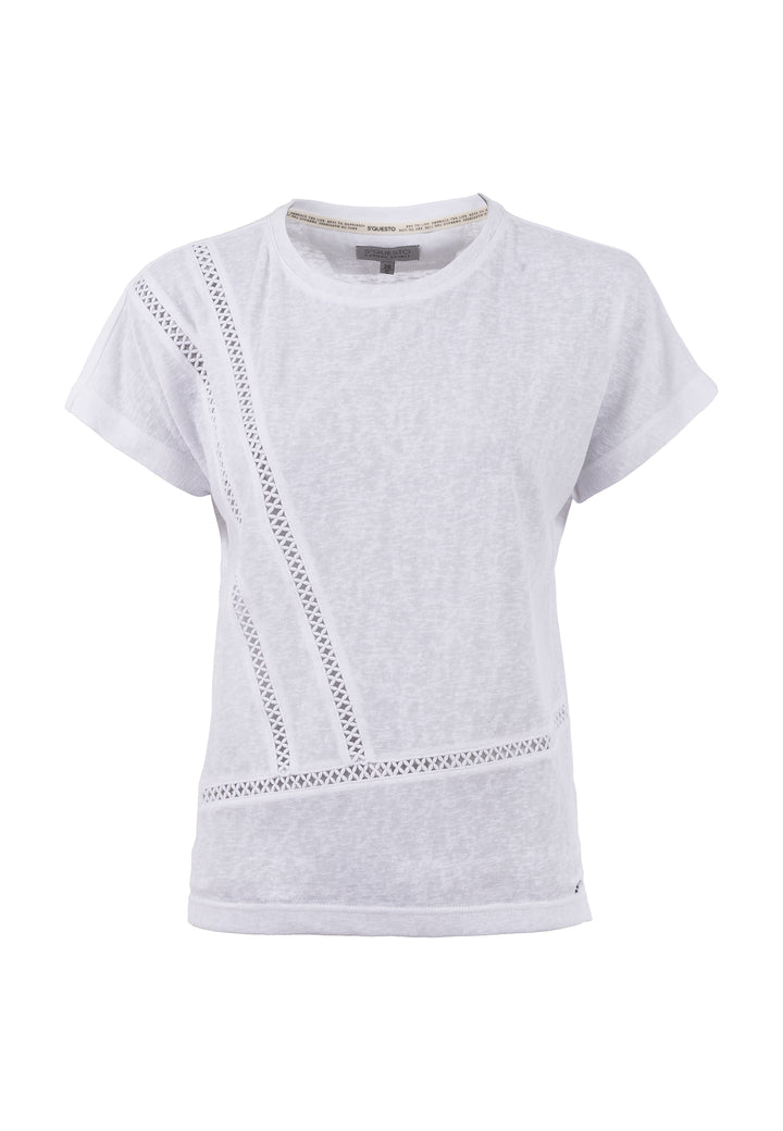 SOQUESTO Damen T-Shirt Flammgarn