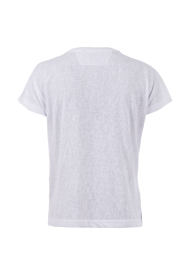 SOQUESTO Damen T-Shirt Flammgarn