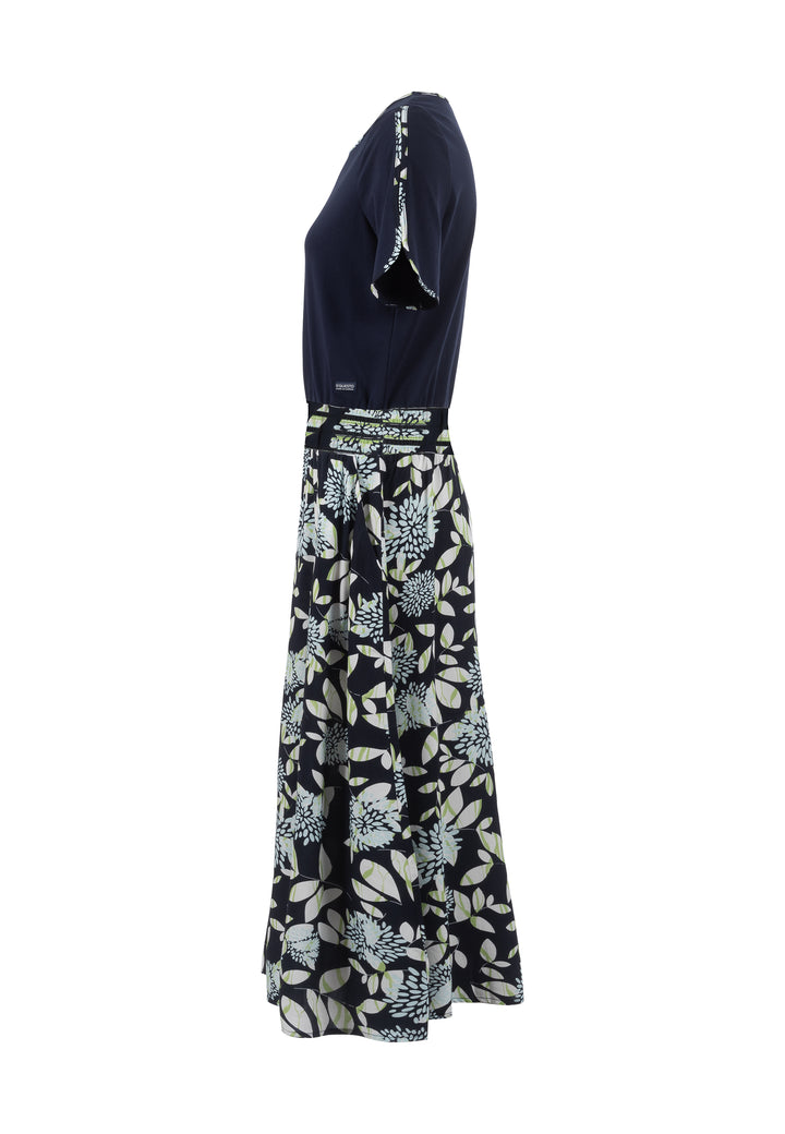 SOQUESTO Langes Kleid Damen Baumwolle