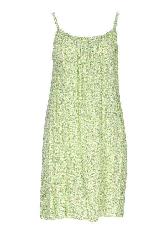 Kleid schmale Träger Streublumen