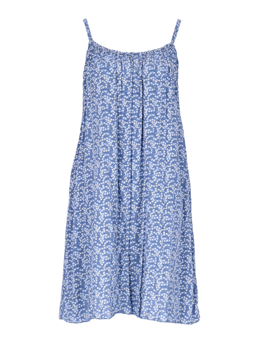 Kleid schmale Träger Streublumen