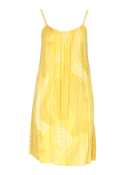 Kleid schmale Träger Wellen