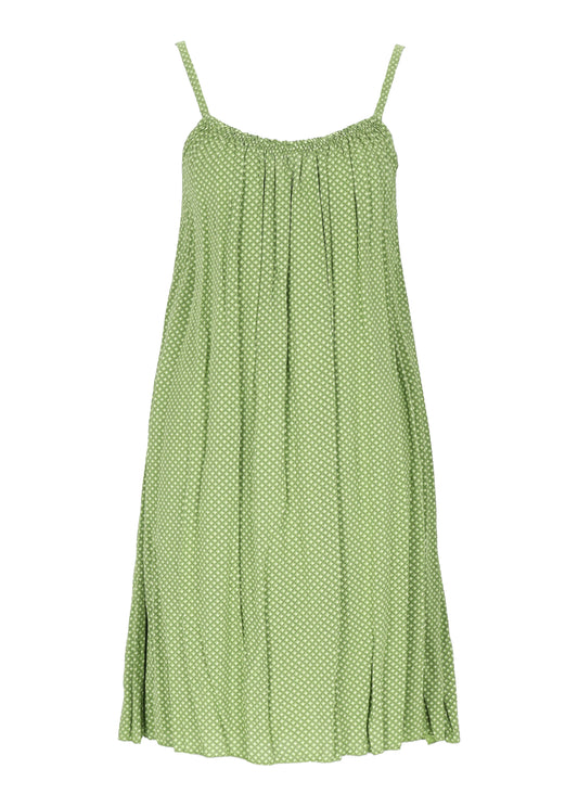 Kleid schmale Träger Grafik
