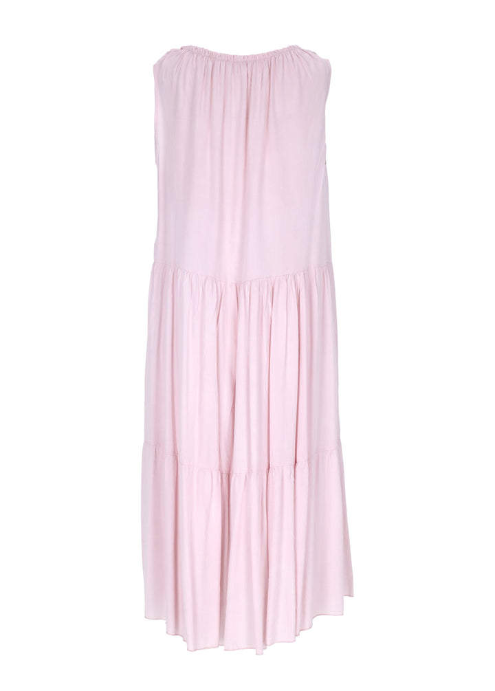 Splash of Color Midi Kleid ohne Ärmel