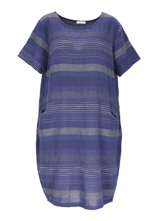 Kleid Leinenoptik