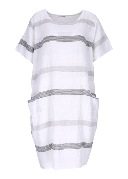 Kleid Leinenoptik