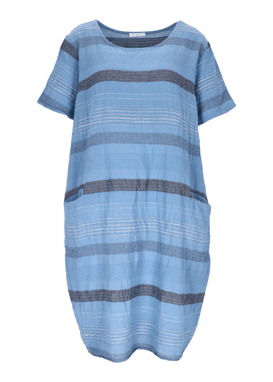 Kleid Leinenoptik