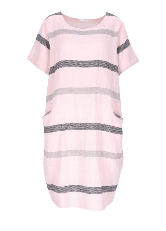 Kleid Leinenoptik