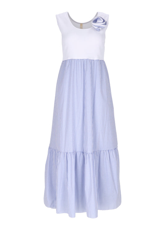 Kleid Materialmix