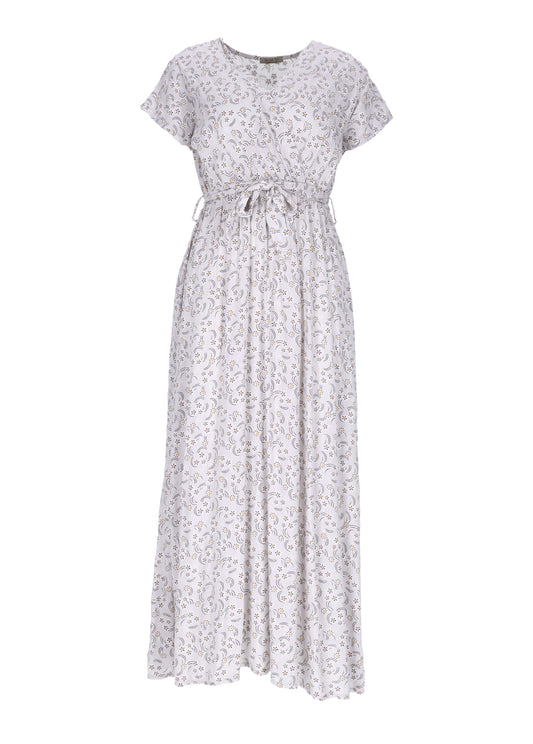 Kleid Wickeloptik Streublumen