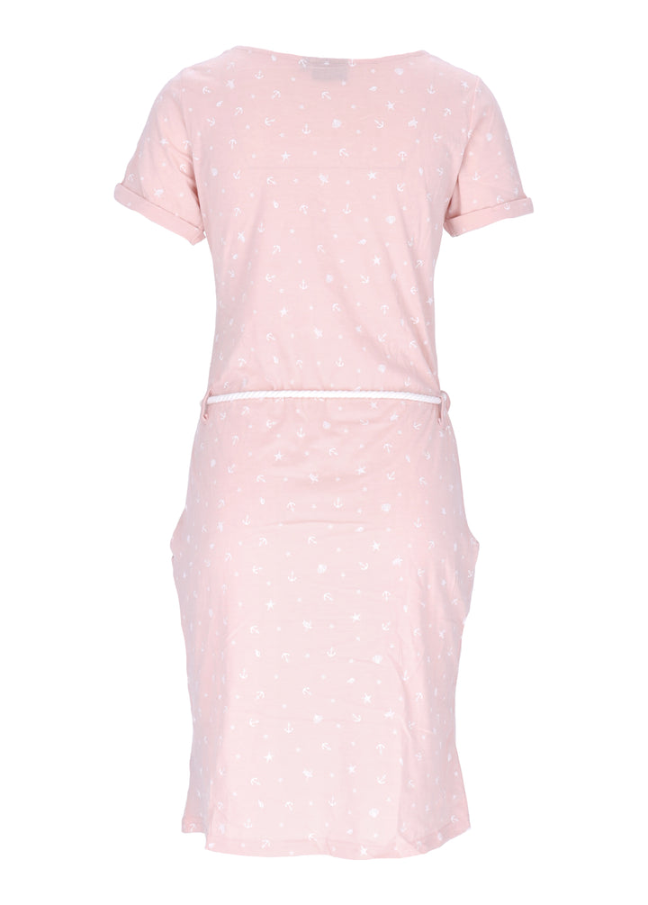 New View Damen Kleid mit Ankermuster