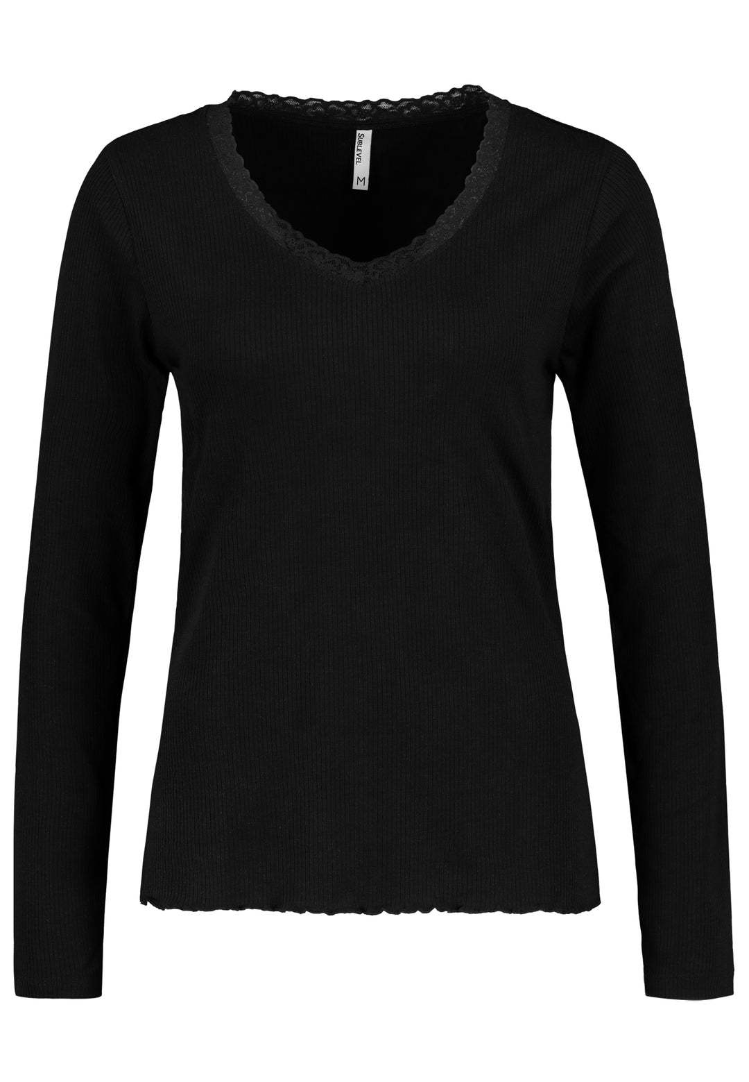 Authentic Style Langarm-Shirt V-Ausschnitt