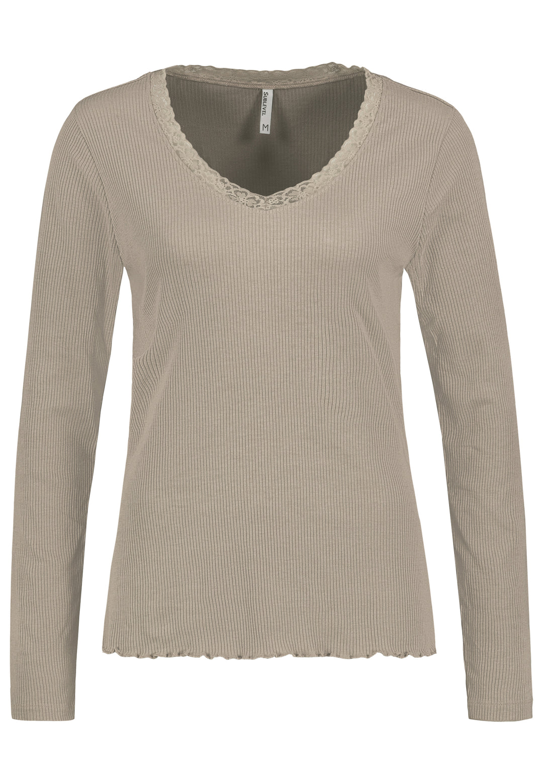 Authentic Style Langarm-Shirt V-Ausschnitt