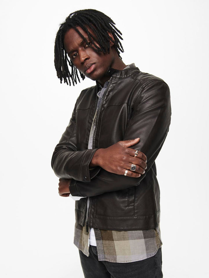Herren Lederjacke