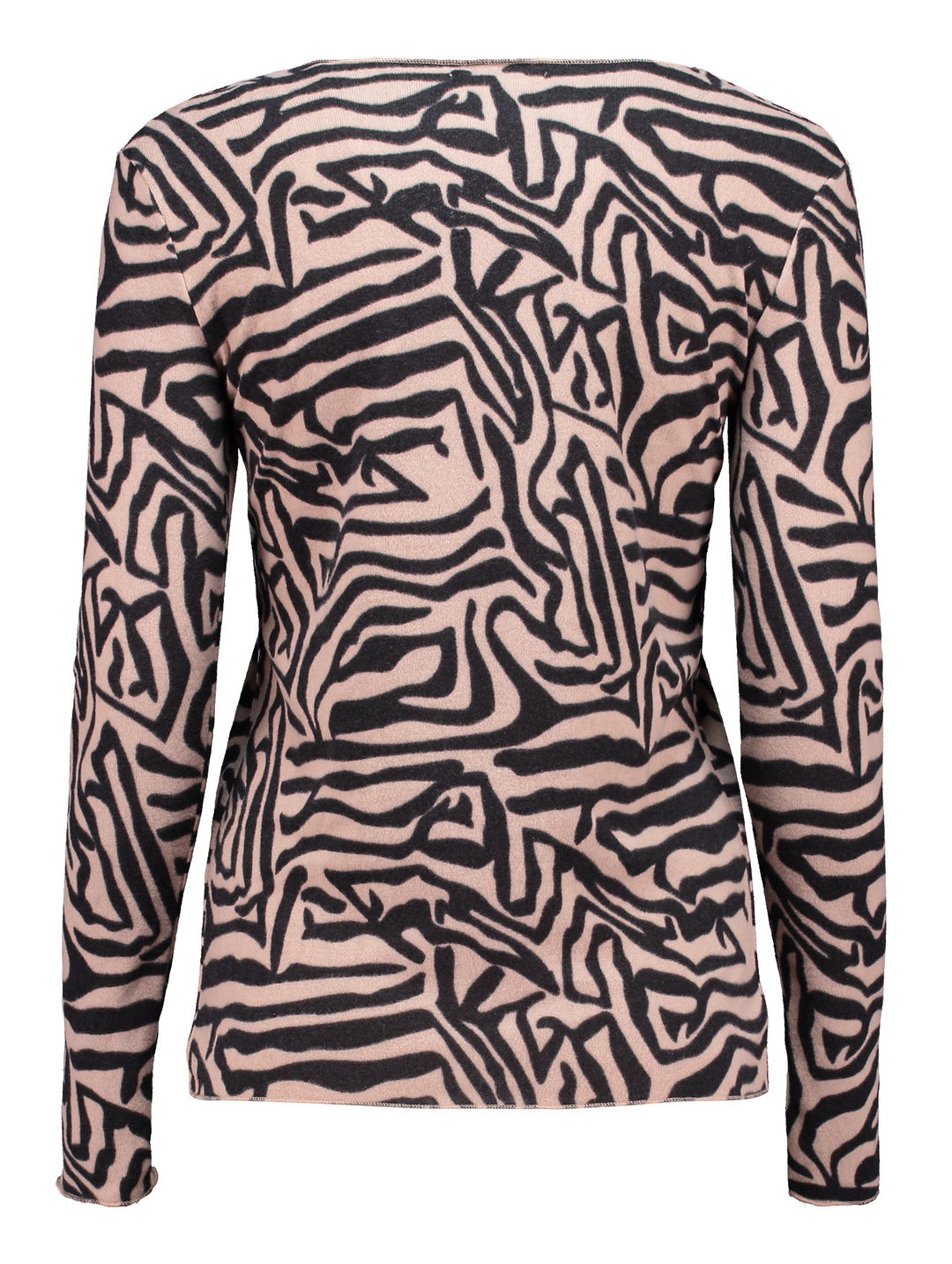 Hailys Langarm Shirt Damen beige
