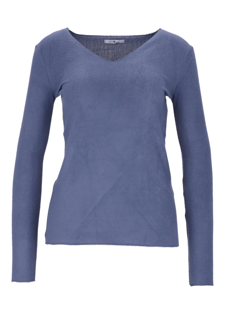 Hailys Langarm Shirt Damen beige