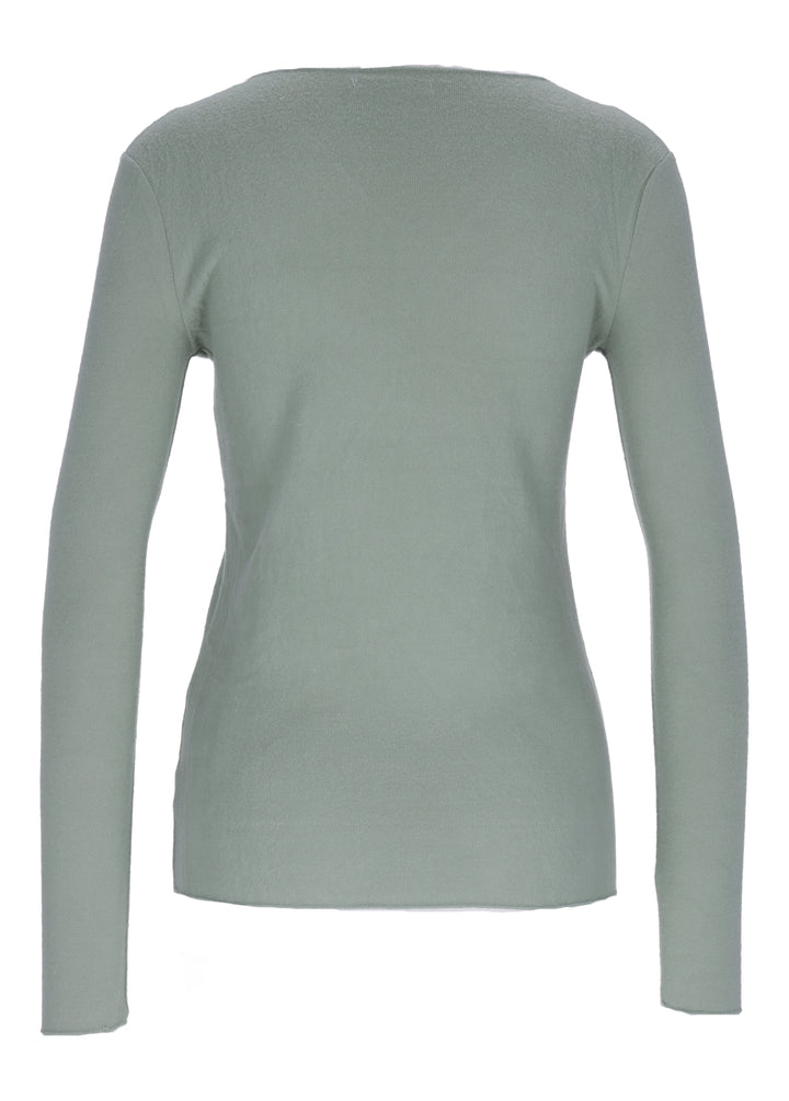 Hailys Langarm Shirt Damen beige