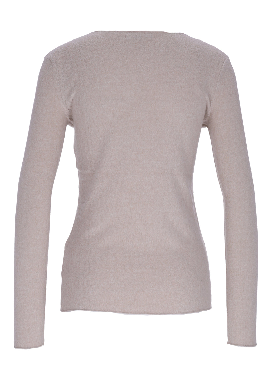 Hailys Langarm Shirt Damen beige