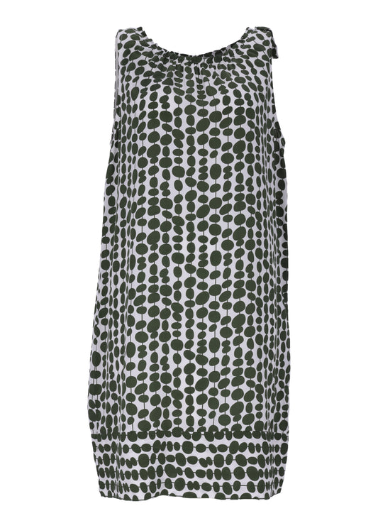 Trägerkleid AOP Punkte