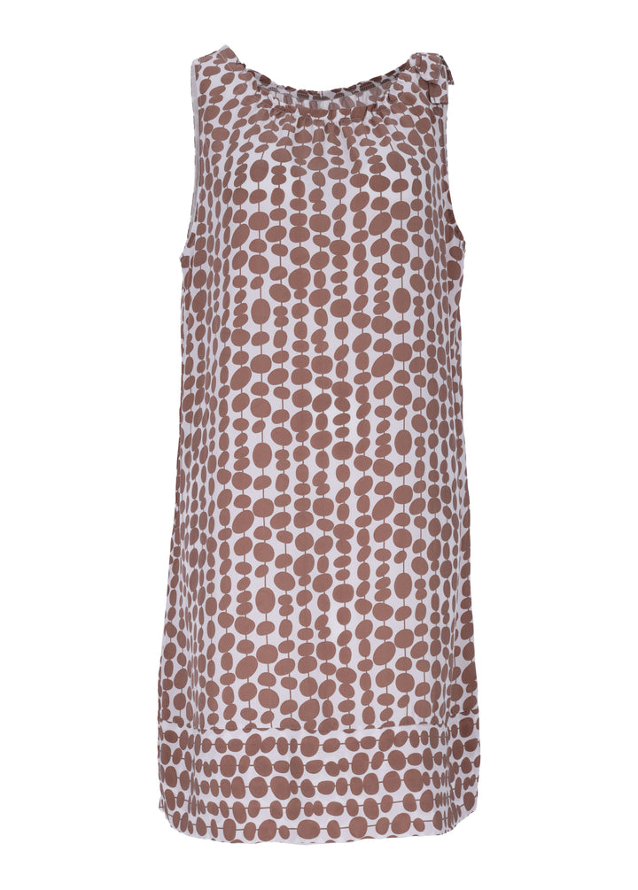 Trägerkleid AOP Punkte