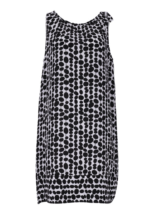 Trägerkleid AOP Punkte