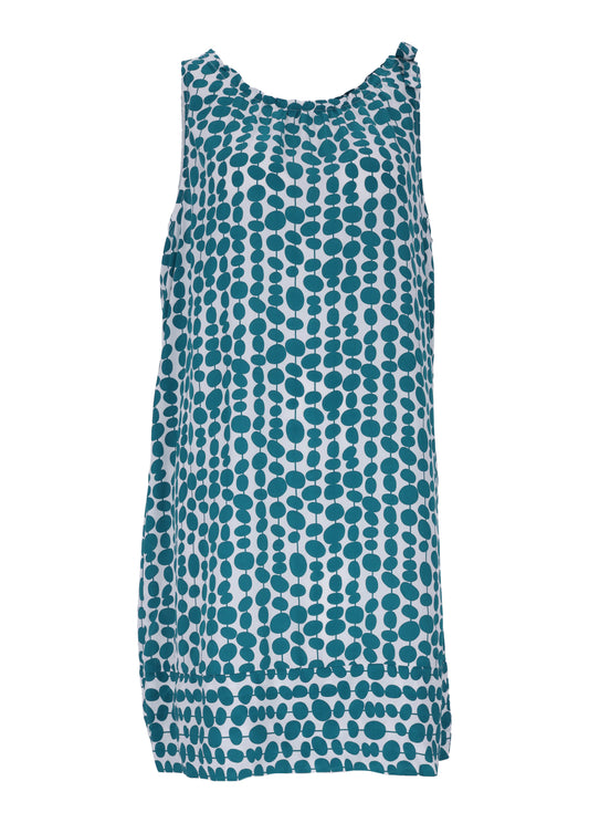 Trägerkleid AOP Punkte