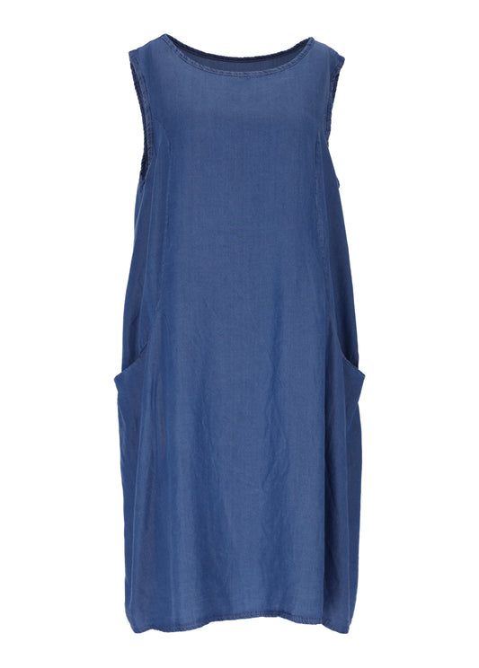 Trägerkleid Jeansoptik