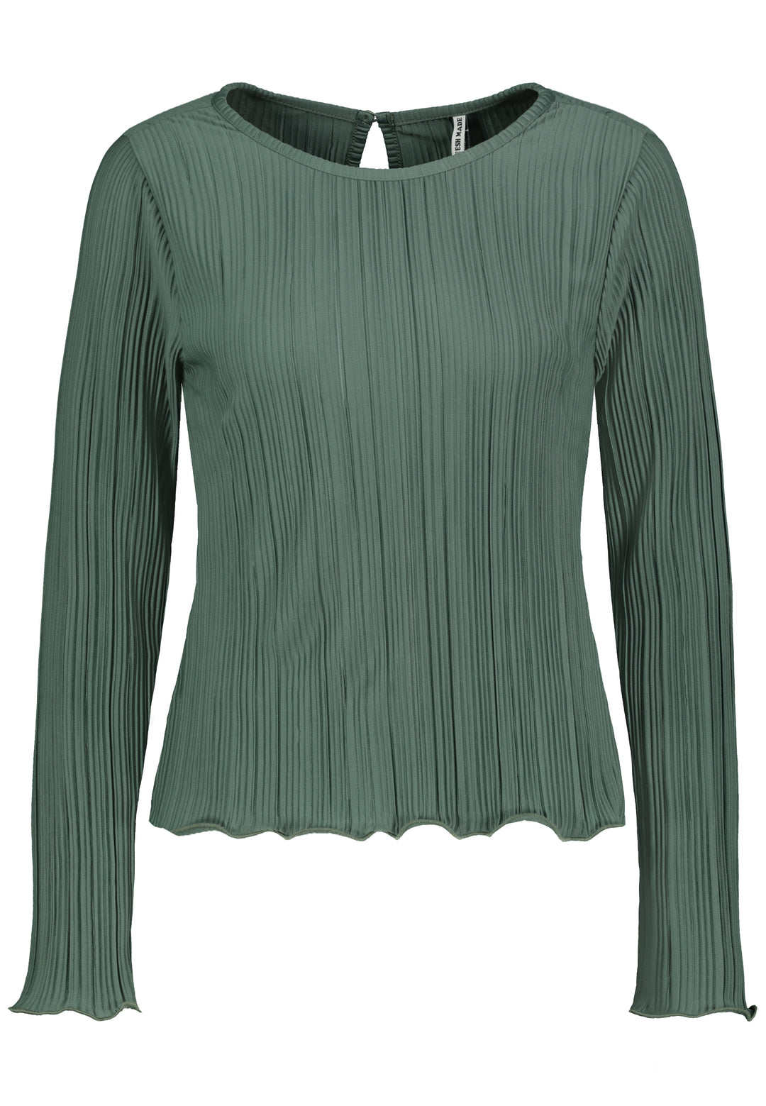 Authentic Style Plisee Shirt Langarm