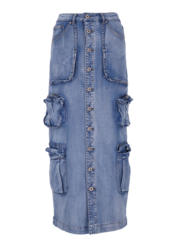 Jeansrock Cargo