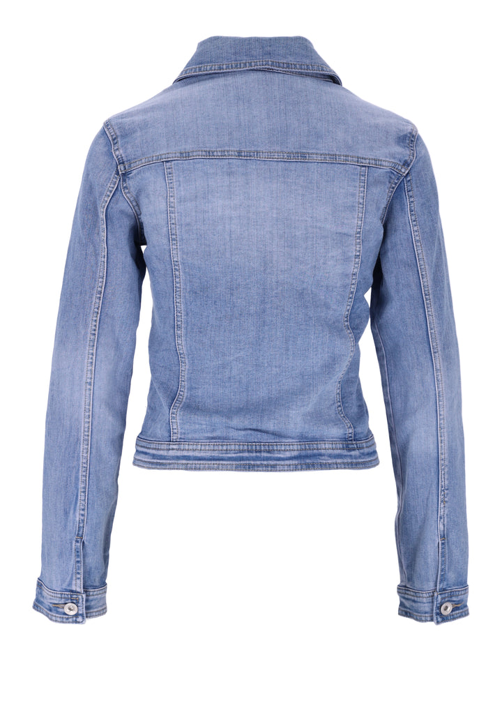 Jeansjacke Damen Splash of Color