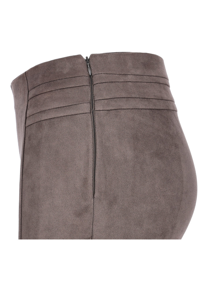 Hailys Leggings Damen Wildlederimitat