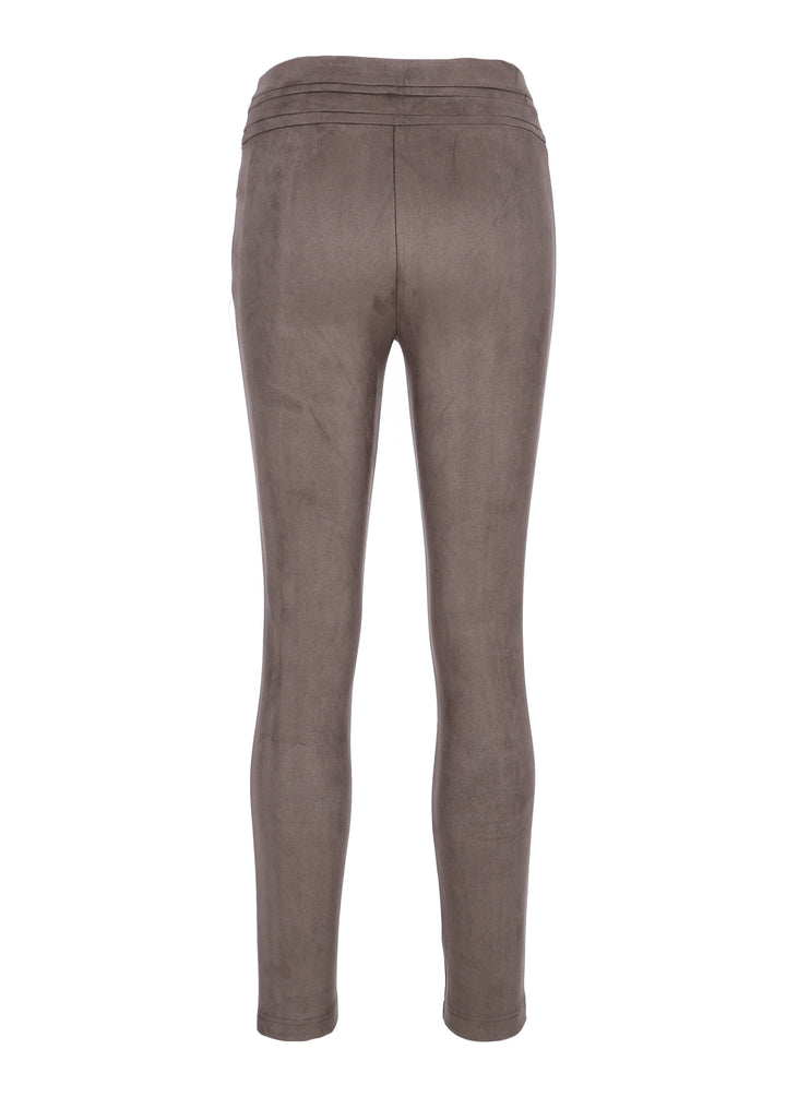 Hailys Leggings Damen Wildlederimitat