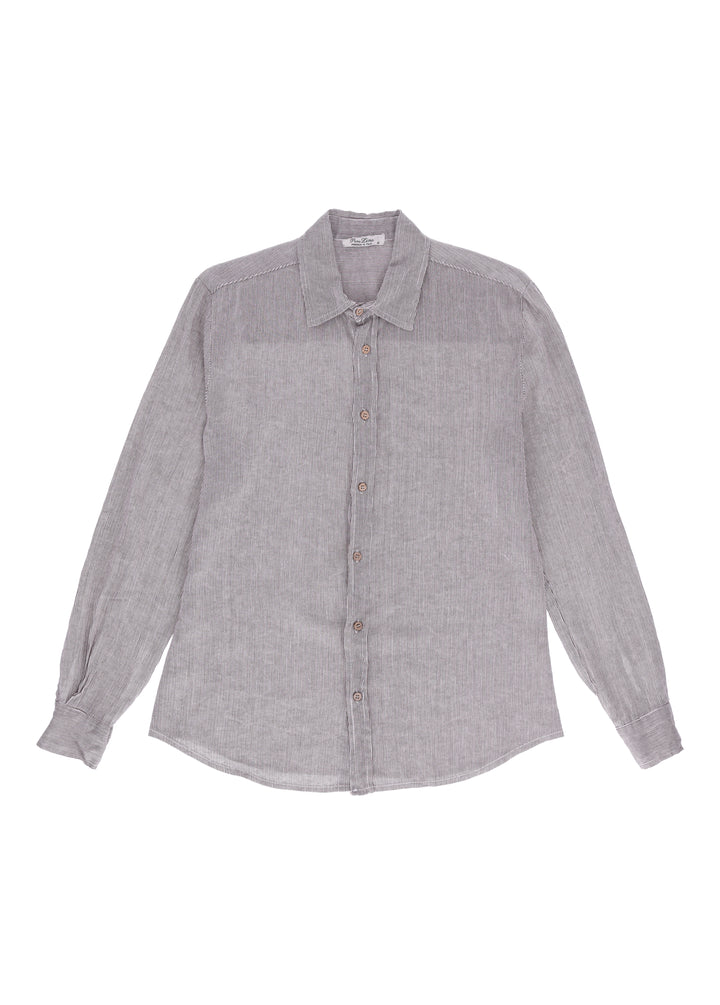 Hemd Leinen Streifen